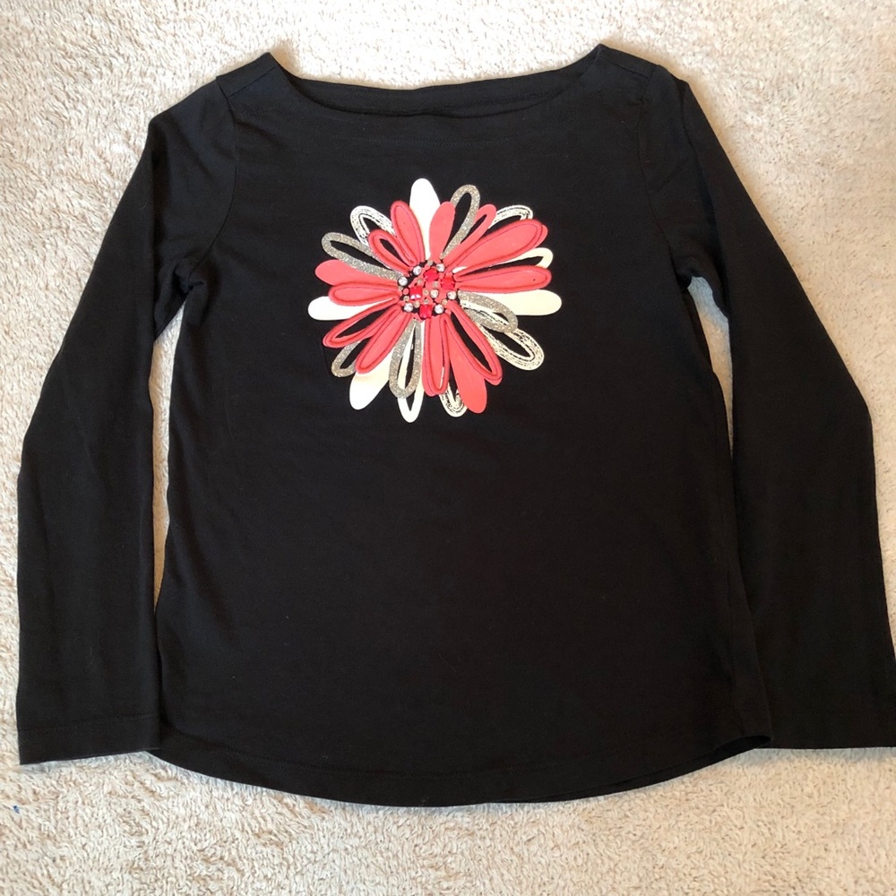 Girls Gymboree long sleeved daisy shirt